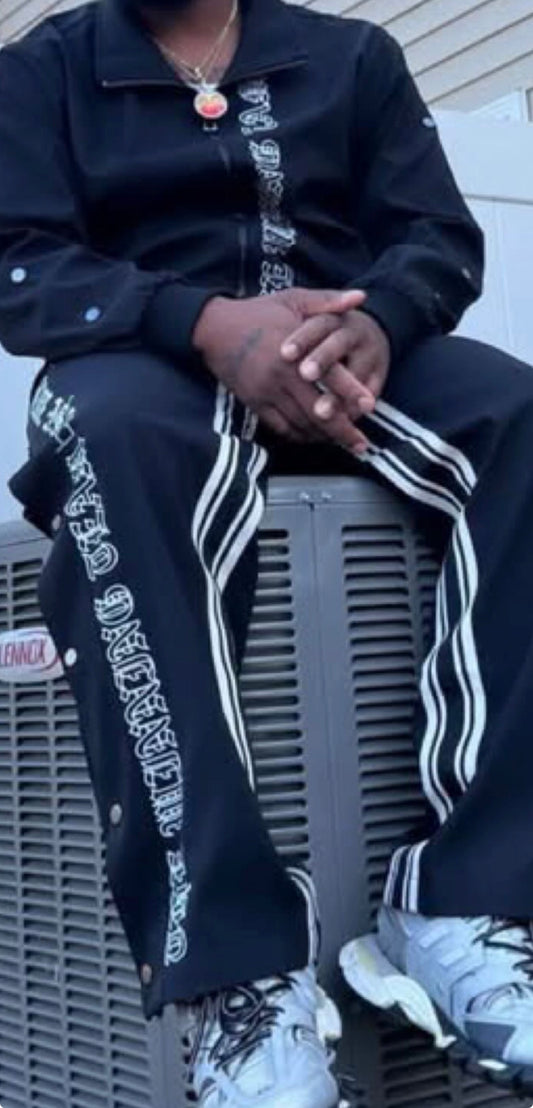 Luxury striped tracksuit