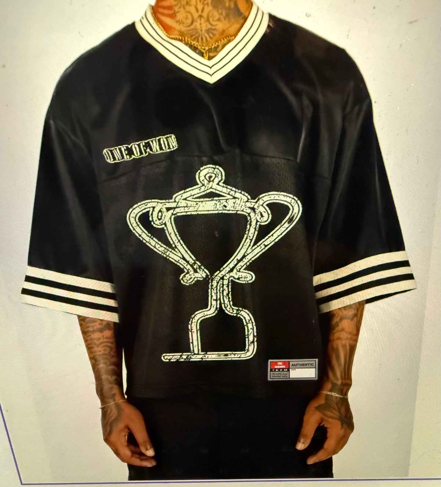 ONE OF WON oversized jersey